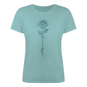 تی شرت آستین کوتاه زنانه مدل رز