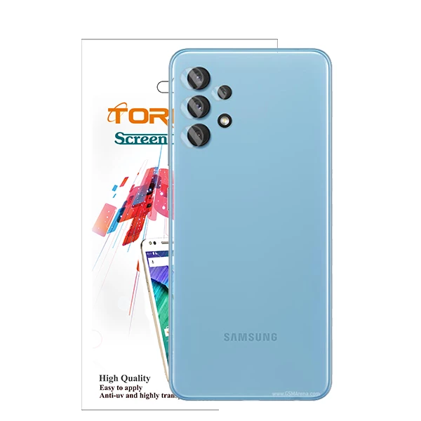 محافظ لنز دوربین مدل TPU مناسب برای موبایل سامسونگ Galaxy A32 بسته 40 عددی