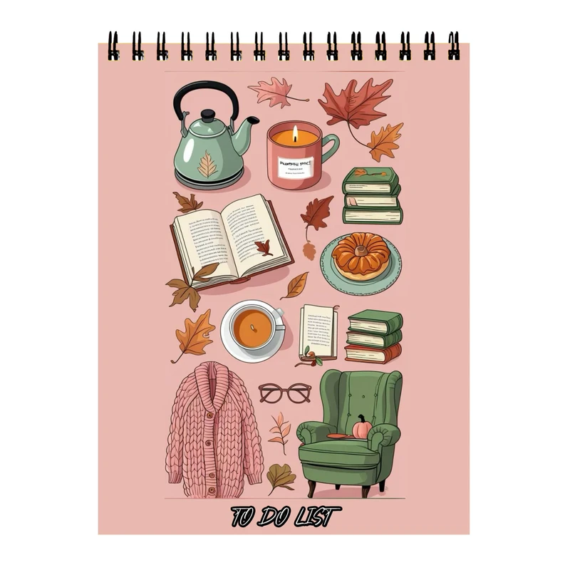 دفتر برنامه ریزی 60 برگ طرح فانتزی کد 389