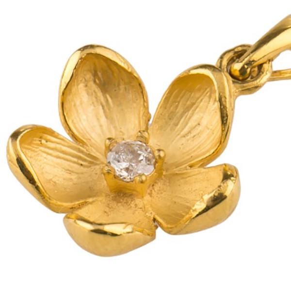 آویز گردنبند طلا 18 عیار زنانه دوست خوب مدل dk846