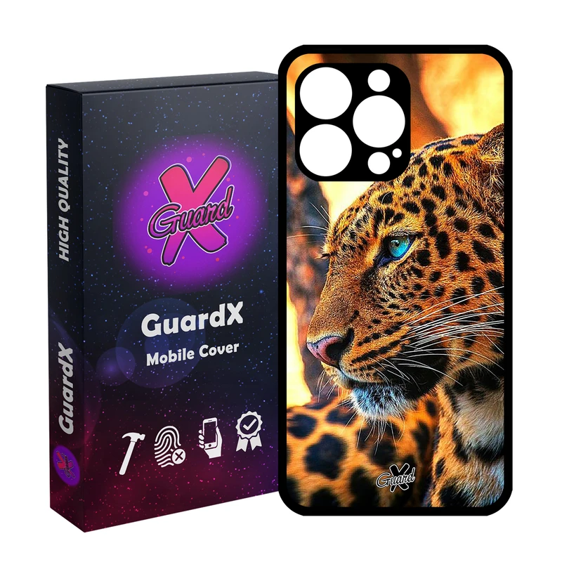 کاور گارد ایکس طرح پلنگ مدل Glass10237 مناسب برای گوشی موبایل اپل iPhone 13 Pro