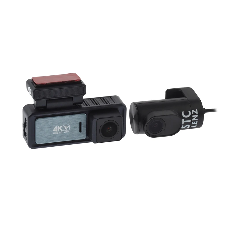 دوربین ثبت وقایع اس تی سی مدل Mini Car camera به همراه دوربین عقب و کیت برق مستقیم و رم 64