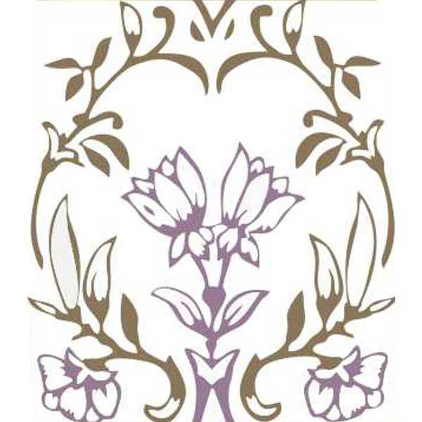 غلتک نقاشی مدل طرح دار کد GR126 سایز 6 اینچ