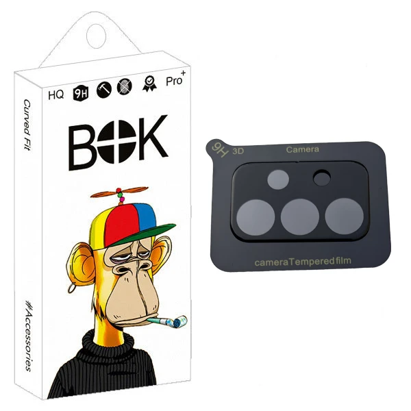 محافظ لنز دوربین بوک مدل 3D Tempered مناسب برای گوشی موبایل سامسونگ Galaxy A52