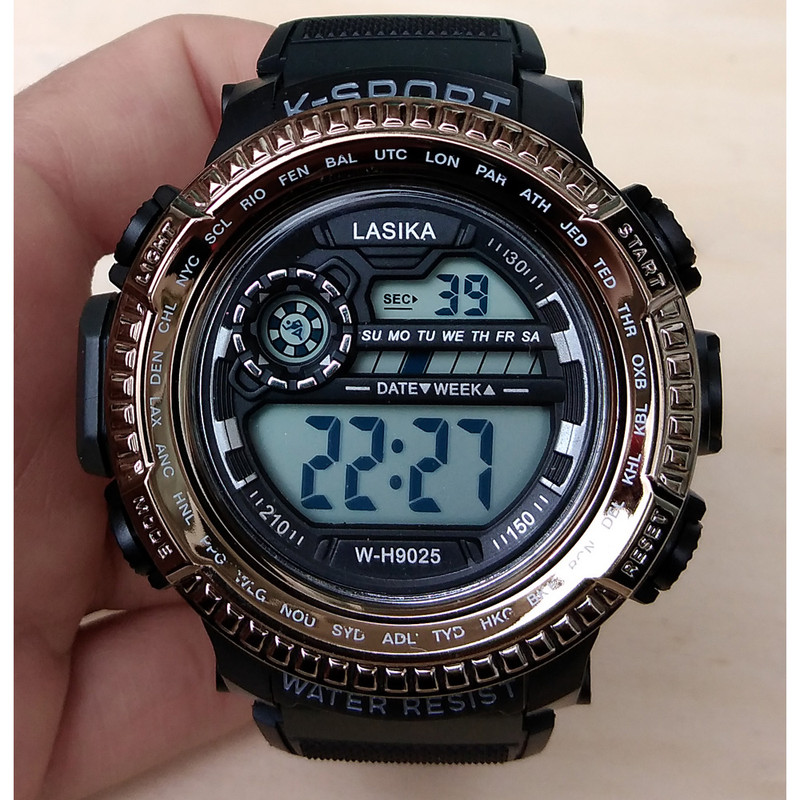 ساعت مچی دیجیتال پسرانه مدل اسپرت قاب استیل کد 125