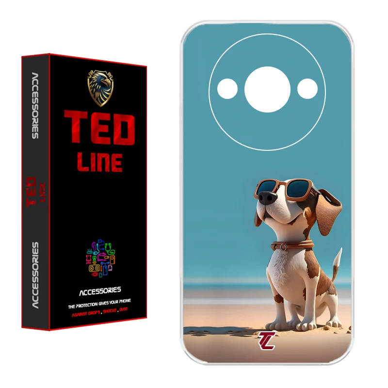 کاور تدلاین طرح سگ کد 1187 مناسب برای گوشی موبایل شیائومی Redmi A3