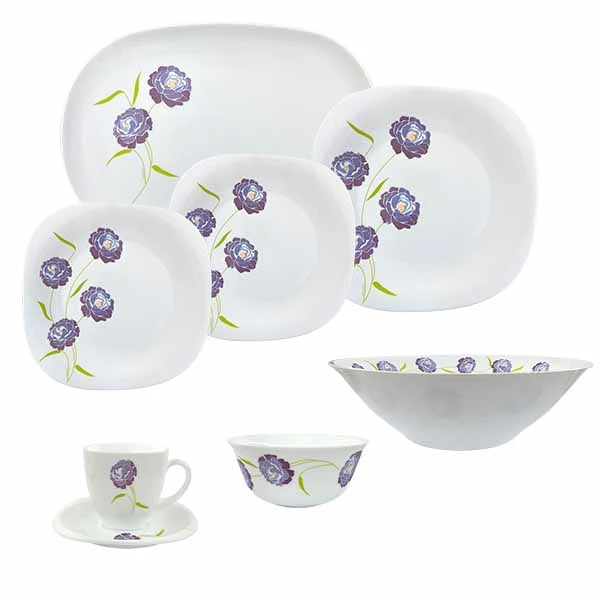 سرویس غذاخوری 38 پارچه 6 نفر لومینارک مدل لیلاک