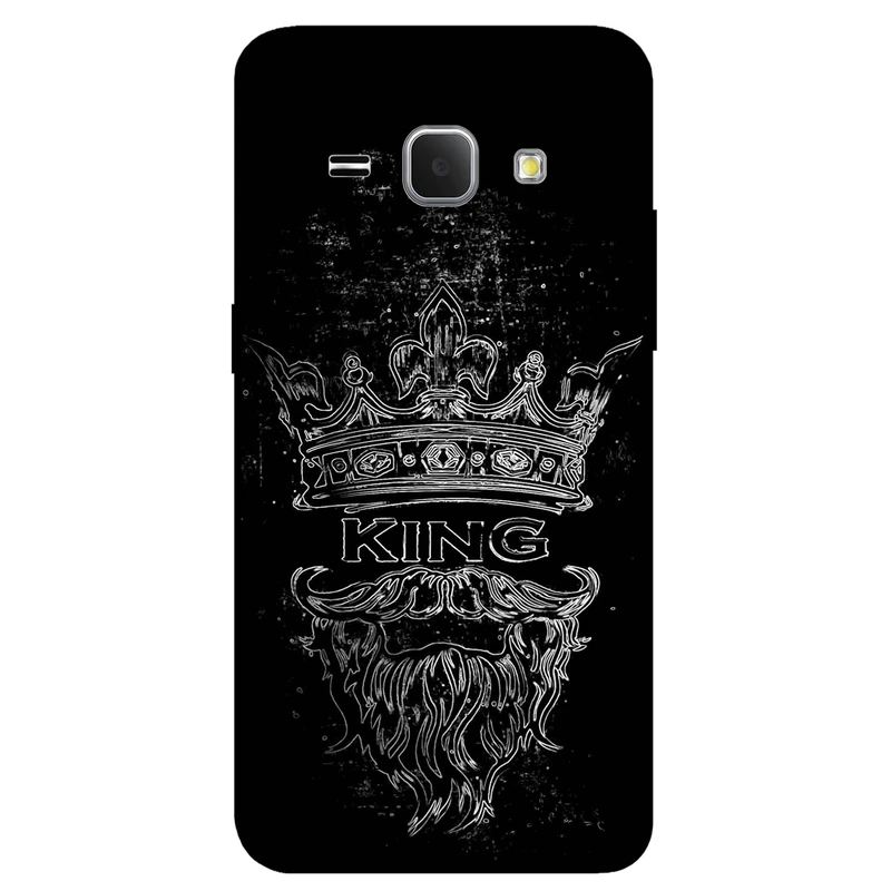 کاور مگافون طرح پادشاه مدل 1896 مناسب برای گوشی موبایل سامسونگ Galaxy J1 2015          