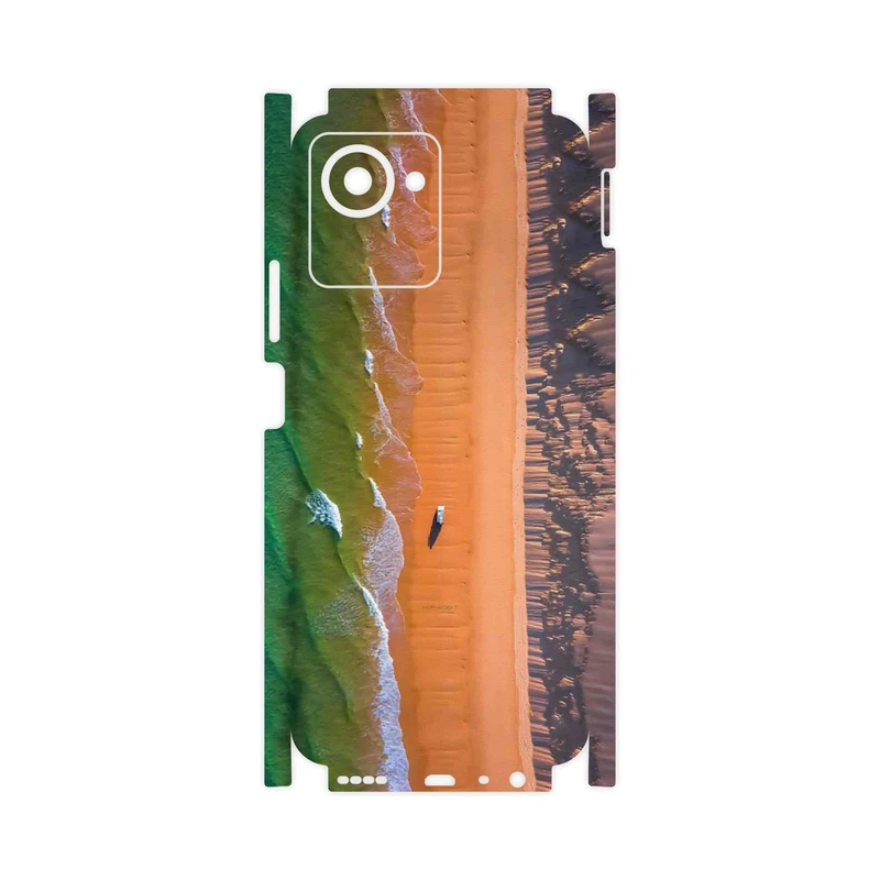 برچسب پوششی ماهوت مدل Beach and Green Sea-FullSkin مناسب برای گوشی موبایل ریلمی C30s