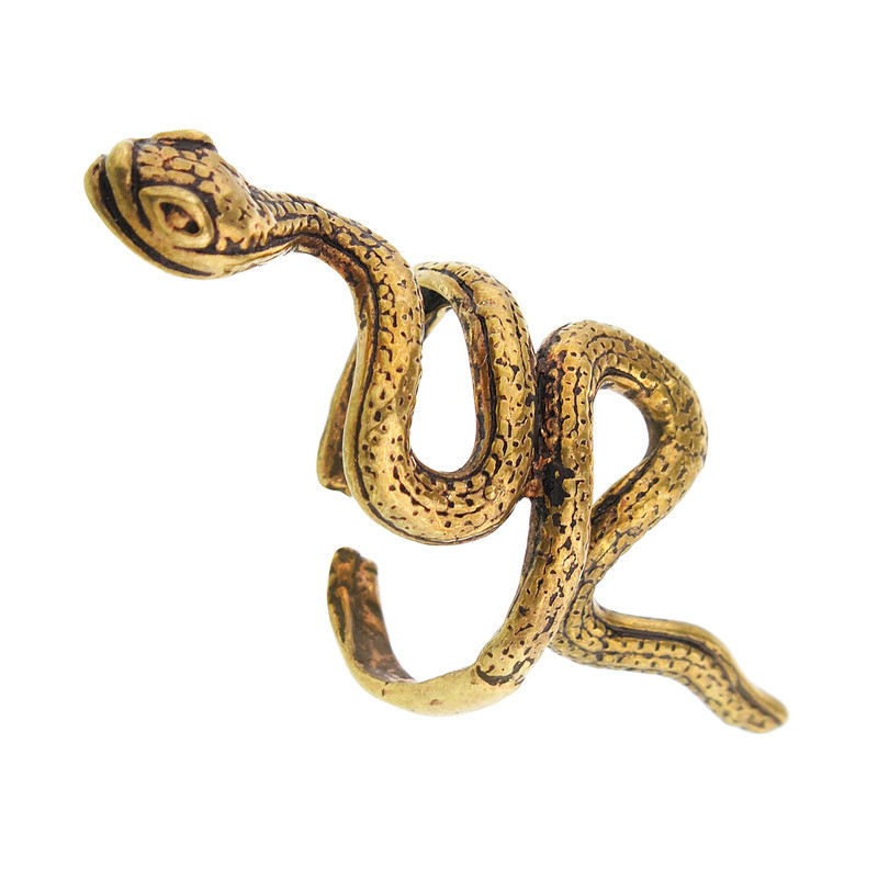 انگشتر زنانه طرح مار مدل 15292