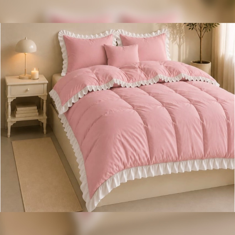 سرویس روتختی چیندار مدرن 5 تیکه دونفره سایز 160*200