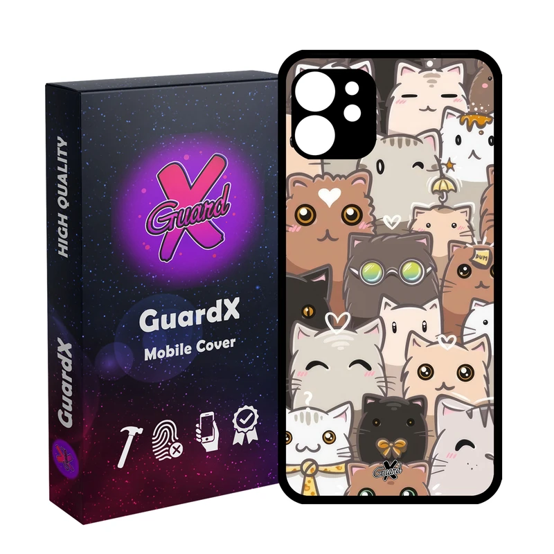 کاور گارد ایکس طرح Cat مدل Glass10674 مناسب برای گوشی موبایل اپل iPhone 11