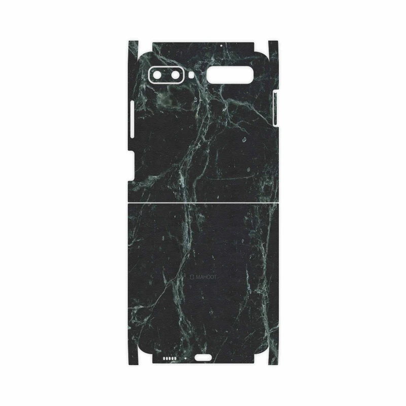 برچسب پوششی ماهوت مدل Graphite-Green-Marble-FullSkin مناسب برای گوشی موبایل سامسونگ Galaxy Z Flip