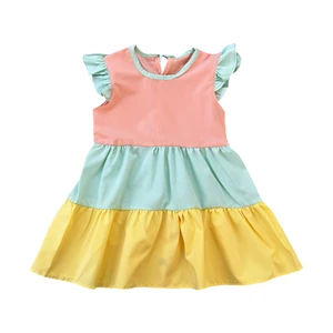 پیراهن دخترانه مدل سه طبقه