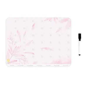 تخته وایت برد عرش دیس مدل پلنر یخچالی کد 19 سایز 20x30 سانتی متر به همراه ماژیک