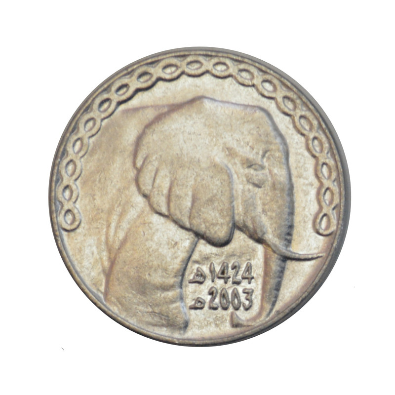 سکه تزیینی طرح کشور الجزایر مدل 5 دینار 2003 میلادی