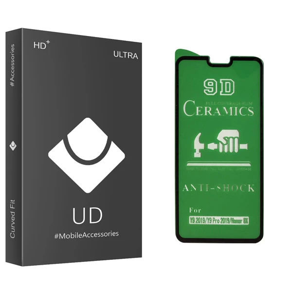 محافظ صفحه نمایش 9D یو دی مدل ULTRA مناسب برای گوشی موبایل هوآوی Y9 2019/آنر 8X