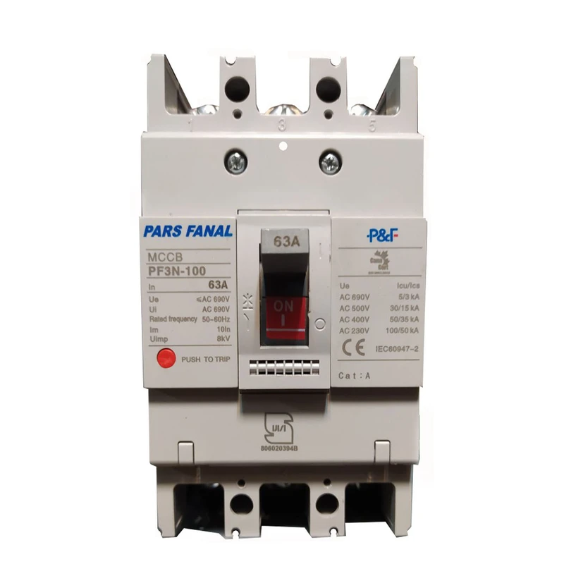 کلید اتوماتیک 63 آمپر پارس فانال مدل فیکس 
