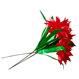 گل مصنوعی مدل ساتن بسته 3 عددی