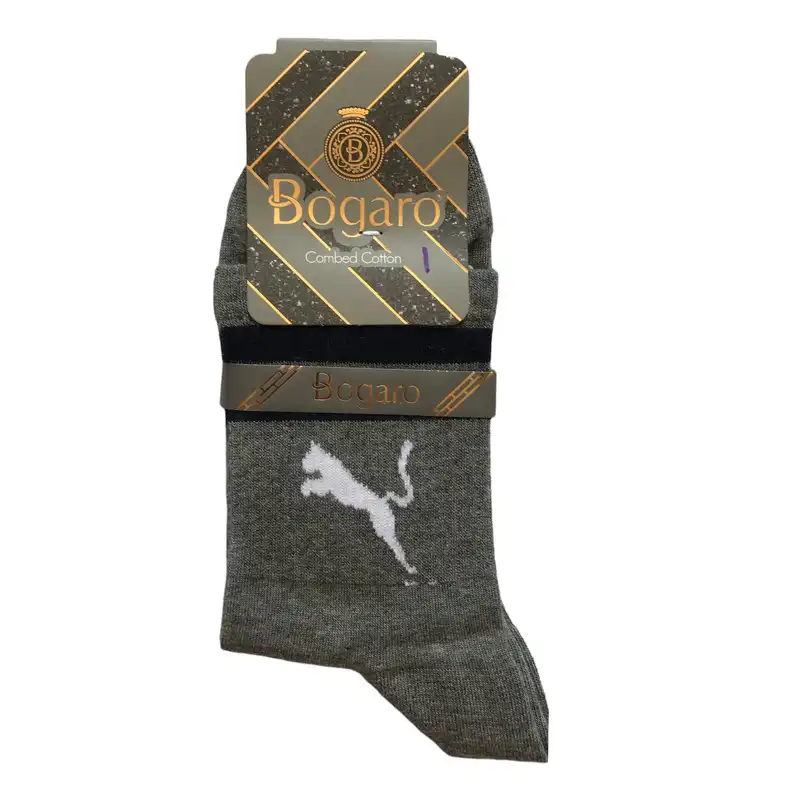جوراب ورزشی مردانه بوگارو مدل نانو bmn مجموعه 3 عددی