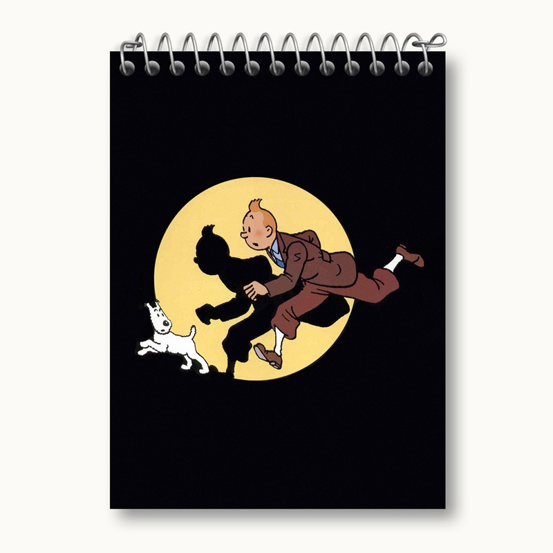 دفتر یادداشت 50 برگ خندالو مدل ماجراهای تن تن کد 3341