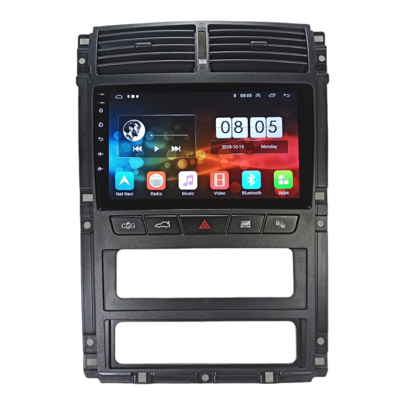 پخش کننده تصویری خودرو گلدن24 مدل TS6 مناسب برای پژو پارس