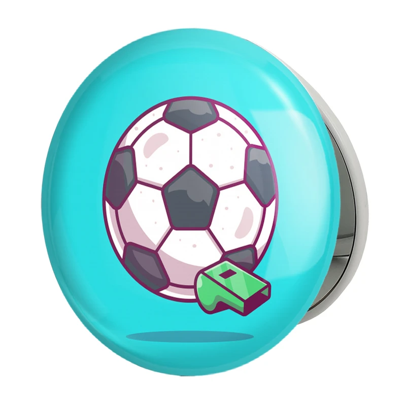 آینه جیبی خندالو طرح فوتبال مدل تاشو کد 10014 