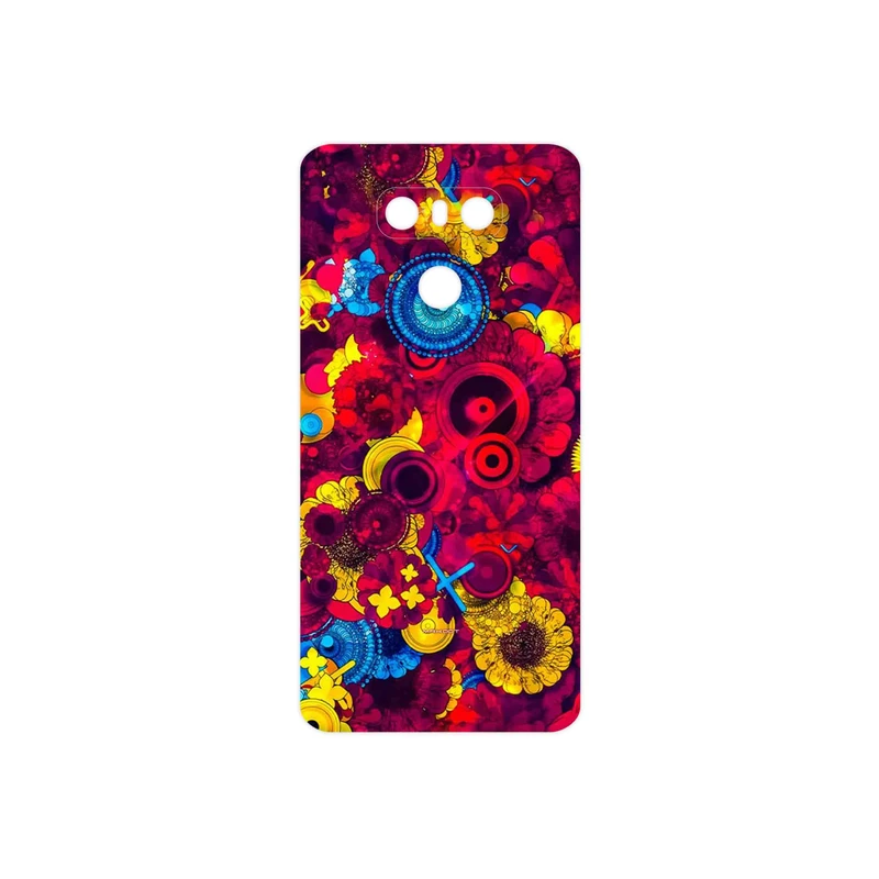 برچسب پوششی ماهوت مدل Vector Flower Garden Digital Art مناسب برای گوشی موبایل ال جی G6