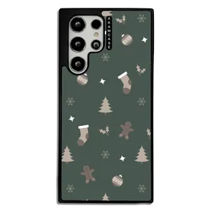 AKAM AMC-WSGS22U-CHRISTMAS-9 Cover For Samsung Galaxy S22 Ultra