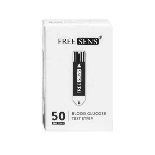 نوار دستگاه تست قند خون فریسنس مدل 50EM-TS بسته 50 عددی