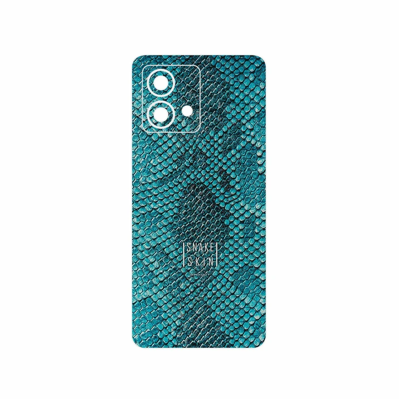 برچسب پوششی ماهوت مدل Blue Snake Skin مناسب برای گوشی موبایل موتورولا Moto G84