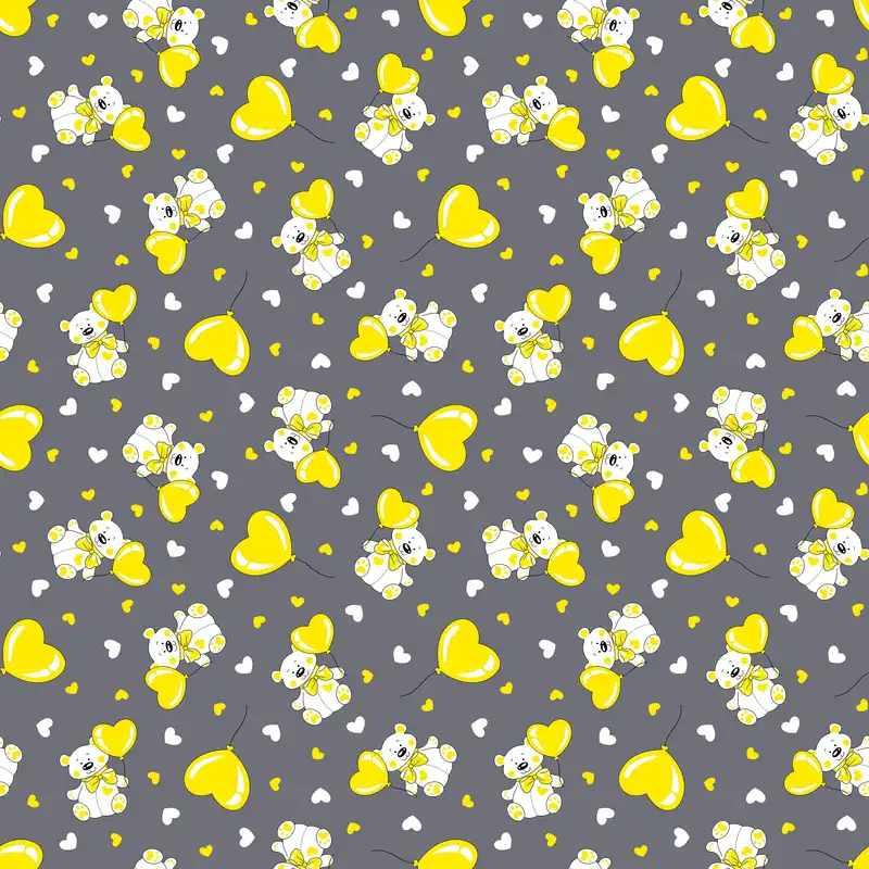 پارچه ملحفه طرح خرسی کد 0180