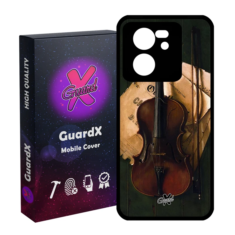 کاور گارد ایکس طرح ویولن مدل Glass10262 مناسب برای گوشی موبایل شیائومی 13T/13T Pro/Redmi K60 Ultra