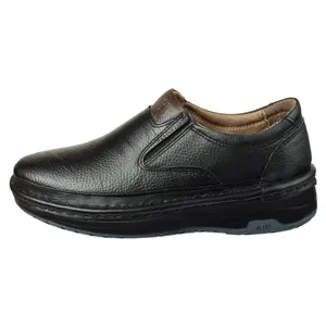 کفش طبی مردانه مدل چرم طبیعی نیواورلام کد BK.1898