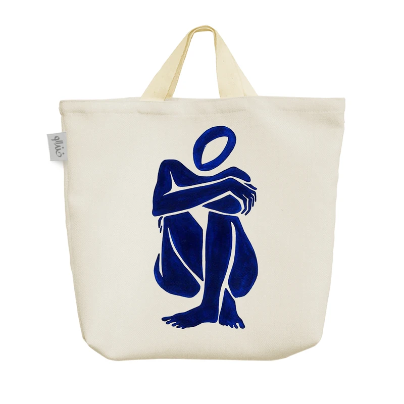 ساک خرید خندالو مدل انسان تنها کد 5587