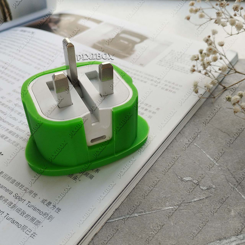 محافظ کابل پیکسی طرح آواکادو مدل Avocado-B به همراه محافظ شارژر دیواری مجموعه 4 عددی
