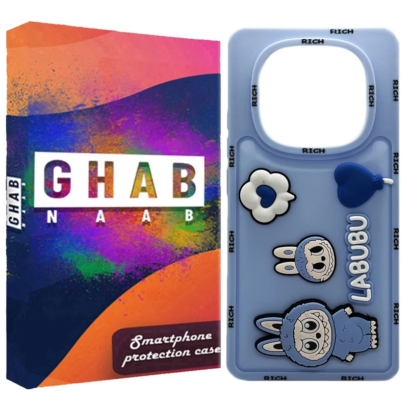 کاور قاب ناب طرح فانتزی دخترانه مدل Labubu مناسب برای گوشی موبایل شیائومی Redmi Note 14 Pro 4G