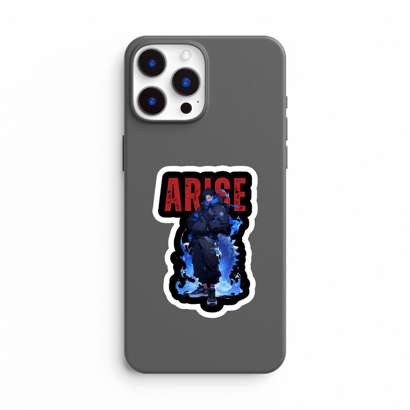 استیکر لپ تاپ و موبایل بووم طرح Anime Solo Leveling مدل Arise کد PS73