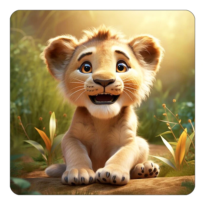 مگنت کاکتی طرح حیوانات کارتونی مدل mp27309