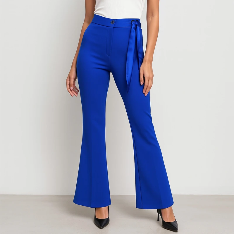 شلوار زنانه هاوین مدل شالدار 315 مازراتی دمپا