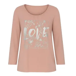 بلوز آستین بلند یقه گرد زنانه جینا بنوتی مدل 8107