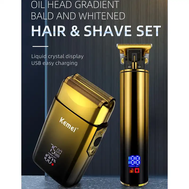 ماشین اصلاح موی سر و صورت کیمی مدل km-2131 مجموعه 2 عددی