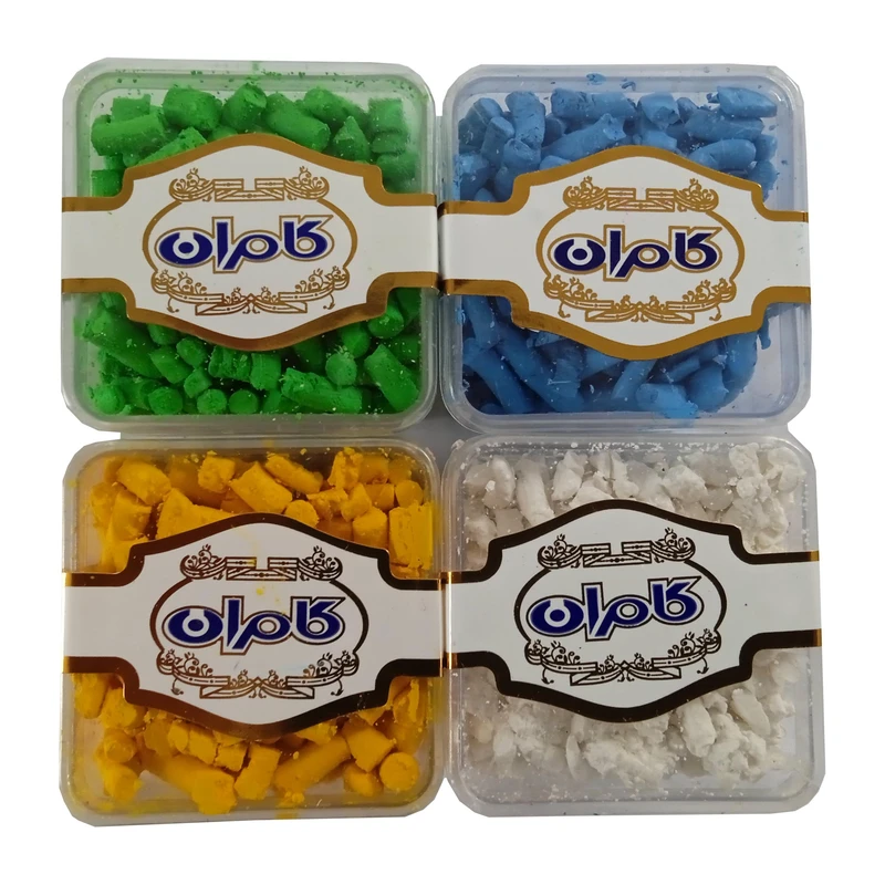 رنگ تزيين شمع كامران مدل d45  بسته 4 عددي