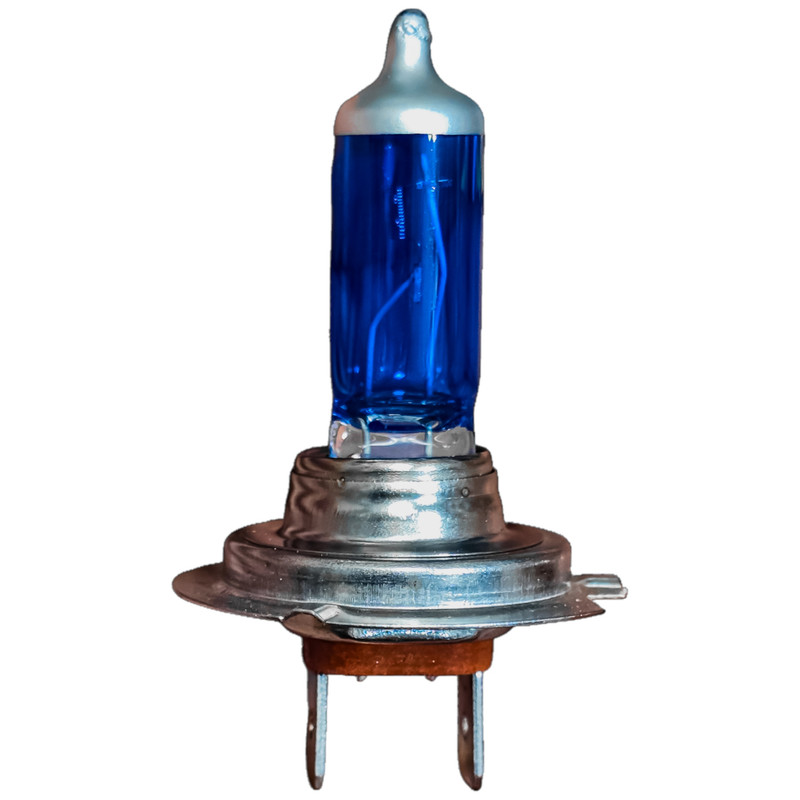 لامپ چراغ جلو خودرو تک حالته کریتر مدل یخی پایه H7 مناسب برای پژو پارس بسته ۲ عددی