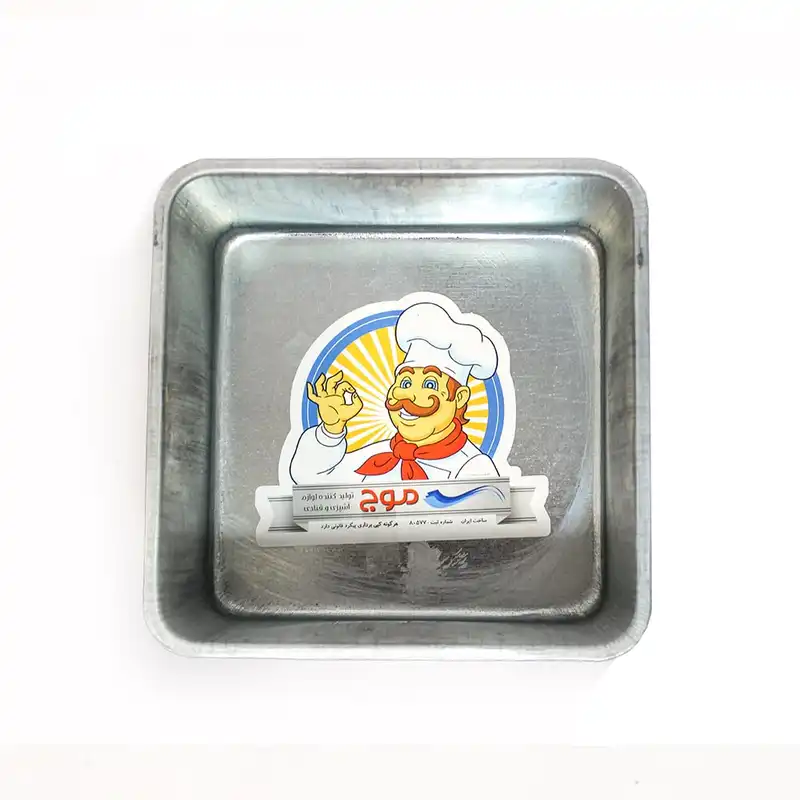 قالب کیک مدل موج طرح مربع کد 2507