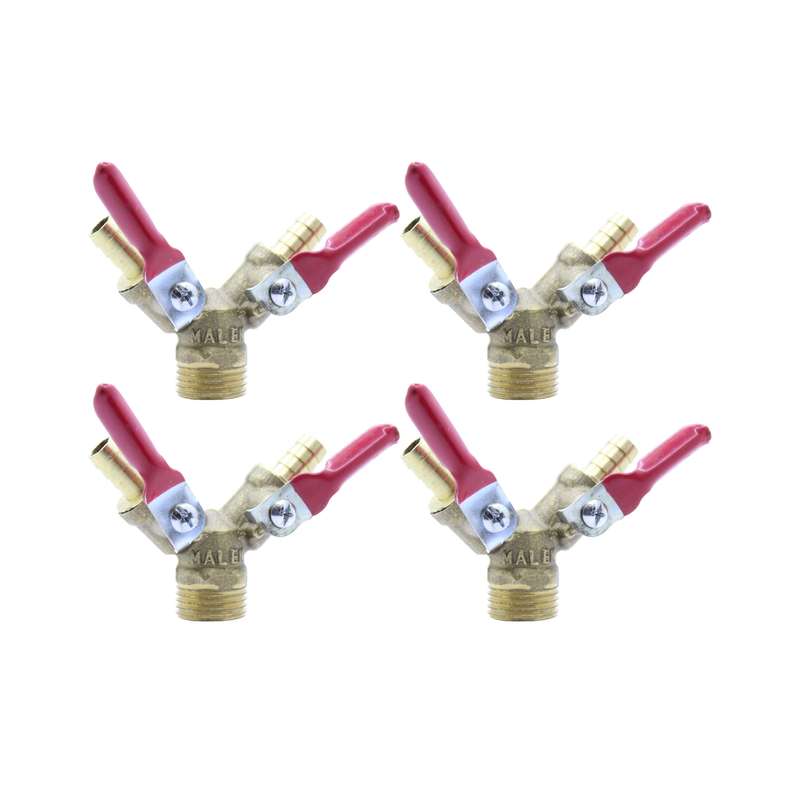 شیر سه راهی گاز مدل DN-Y-r بسته 4 عددی شیر سه راهی گاز مدل DN-Y-r بسته 4 عددی