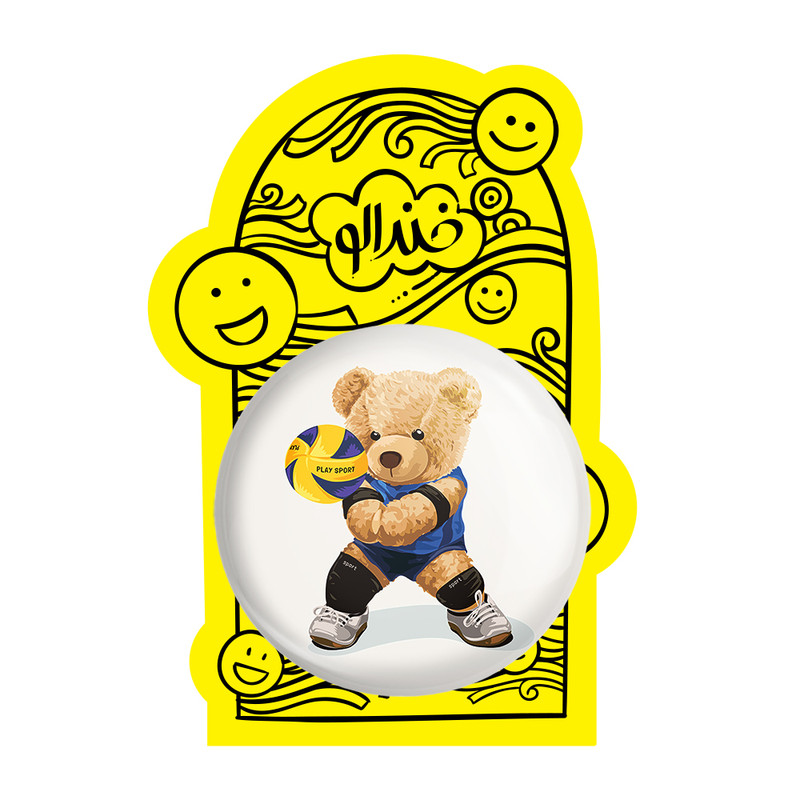 آینه جیبی خندالو مدل تدی Teddy کد 26181