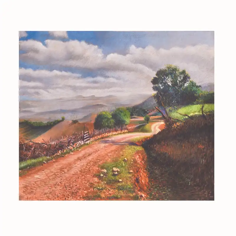 نقاشی مدل طبیعت رنگ و روغن کد 2