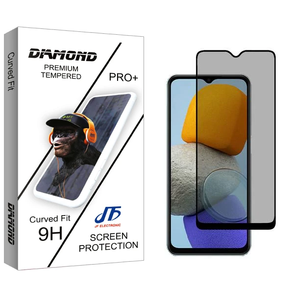 محافظ صفحه نمایش حریم شخصی جی اف مدل Diamond مناسب برای گوشی موبایل سامسونگ Galaxy M23