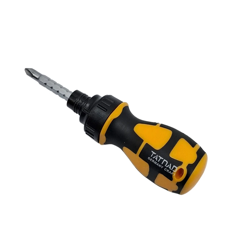 پیچ گوشتی دوسو و چهارسو تاتند مدل CR_V سایز 10 سانتی متر